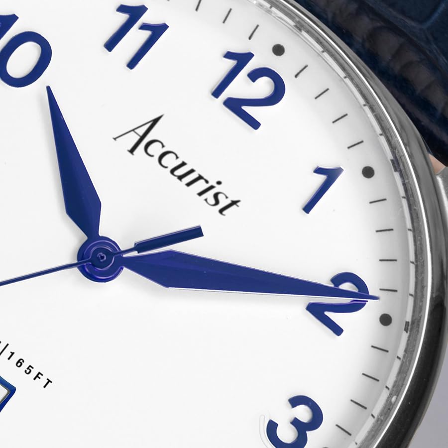 Amazon | Accurist クラシック 37mm クォーツ腕時計 アナログ